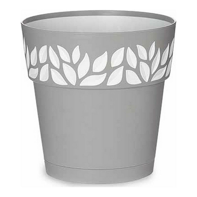 Pot auto-arrosant Cloe Gris Plastique (19 x 19 x 19 cm) - Acheter à 3,84 € seulement chez Collector's Boutique