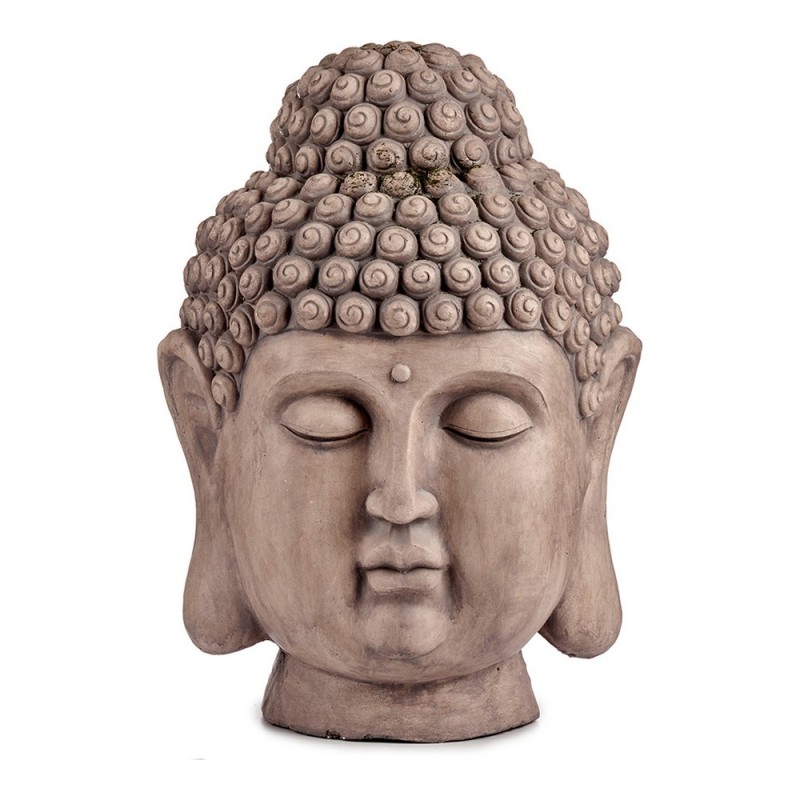 Figure décorative de jardin Buda Tête Gris Polyrésine (45,5 x 68 x 48 cm) - Acheter à 98,20 € seulement chez Collector's Boutiqu