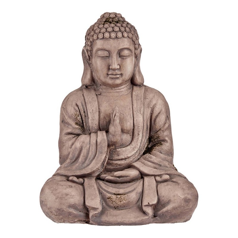 Figure décorative de jardin Buda Gris Polyrésine (23,5 x 49 x 36 cm) - Acheter à 43,26 € seulement chez Collector's Boutique