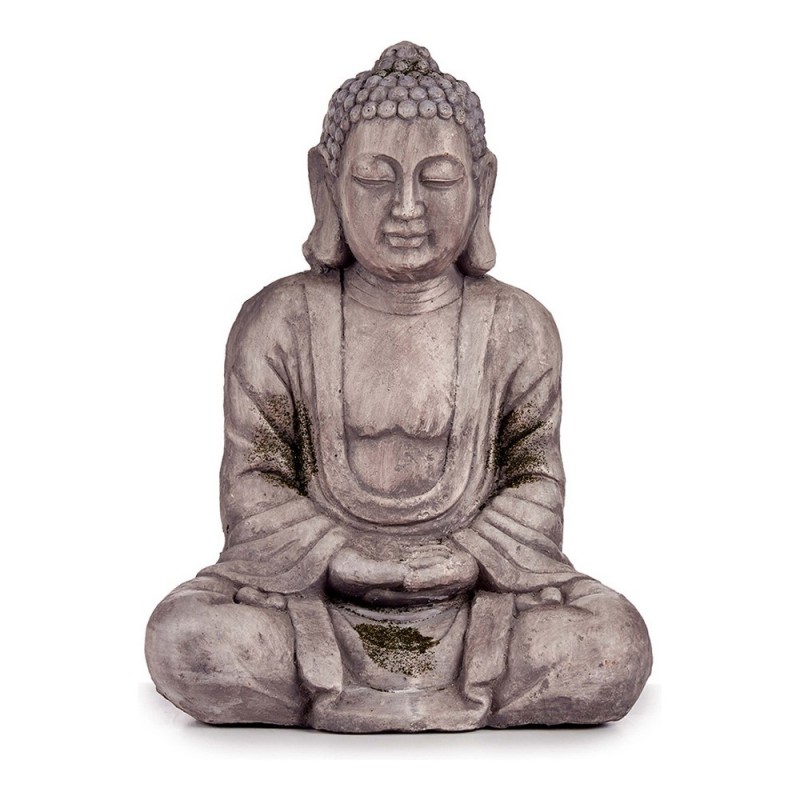 Figure décorative de jardin Buda Gris Polyrésine (25 x 57 x 42,5 cm) - Acheter à 57,68 € seulement chez Collector's Boutique