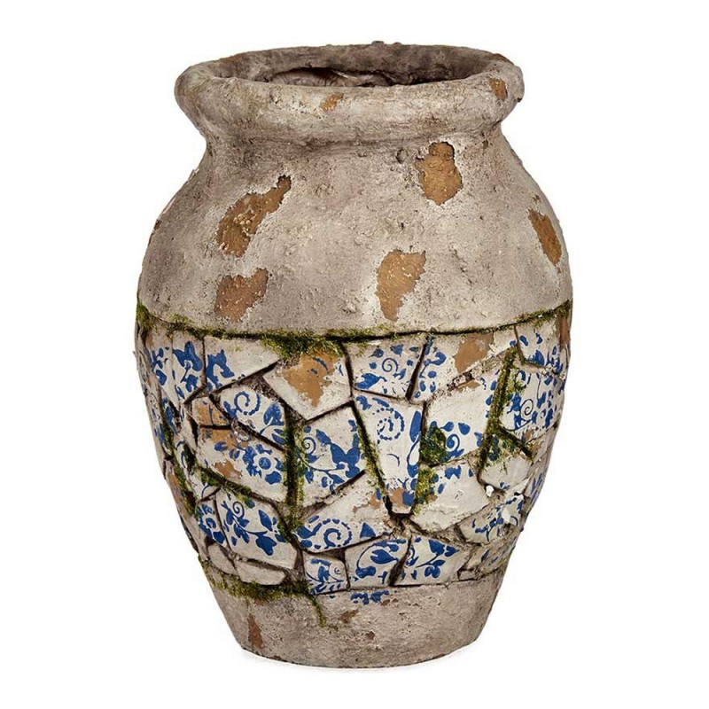 Figure décorative de jardin Vase Finition vieillie Polyrésine (25 x 32,5 x 25 cm) - Acheter à 32,86 € seulement chez Collector's