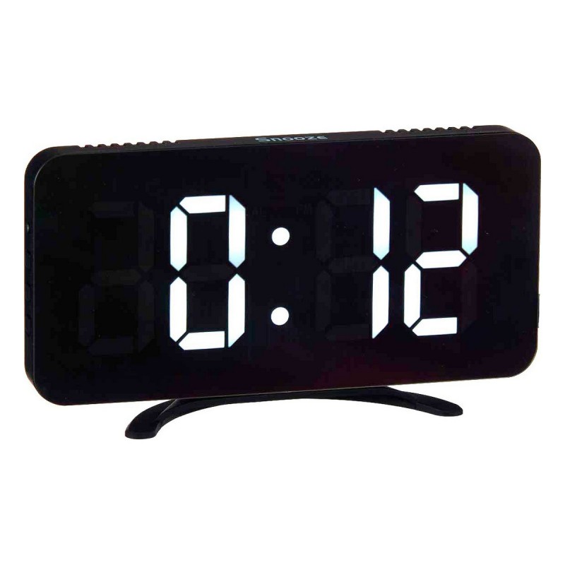 Montre Numérique de Table Miroir Noir ABS (15,7 x 7,7 x 1,5 cm) - Acheter à 14,34 € seulement chez Collector's Boutique