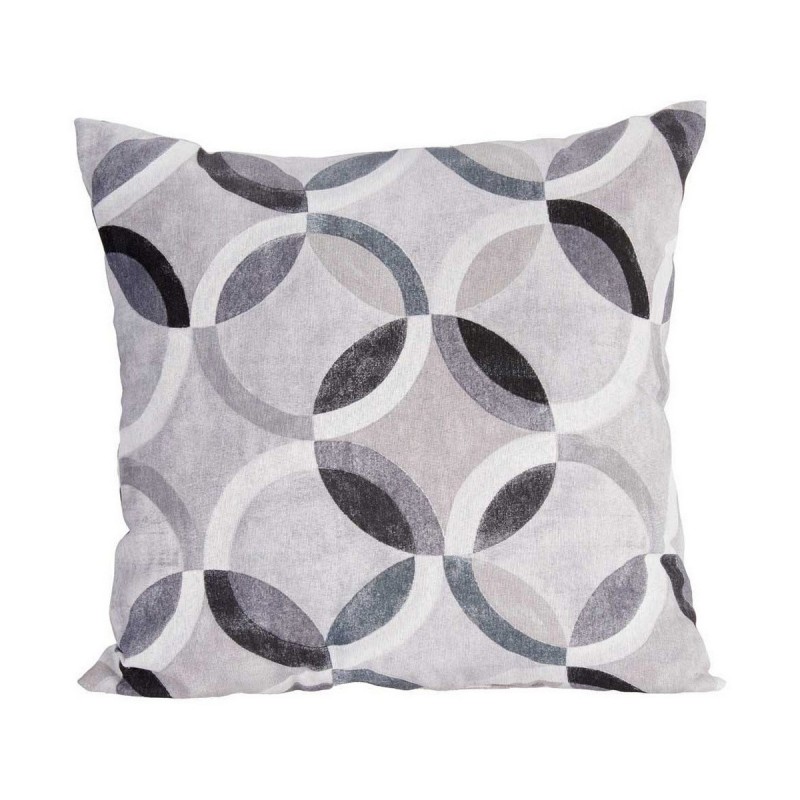 Coussin Gris 2 Unités Cercles (45 x 12 x 45 cm) - Acheter à 12,53 € seulement chez Collector's Boutique