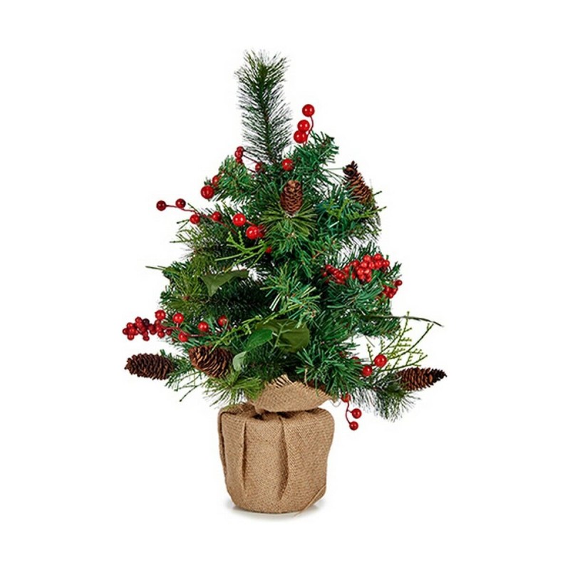 Sapin de Noël Rouge Marron Vert (23 x 47 x 27 cm) - Acheter à 23,33 € seulement chez Collector's Boutique