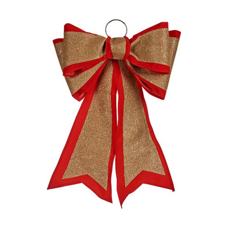 Lien Décorations de Noël 40 x 60 cm Rouge Doré PVC - Acheter à 8,58 € seulement chez Collector's Boutique