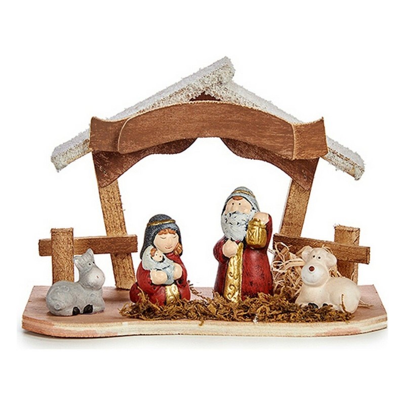 Crèche de Noël Multicouleur Céramique Bois (8,5 x 15,5 x 21,5 cm) - Acheter à 10,73 € seulement chez Collector's Boutique