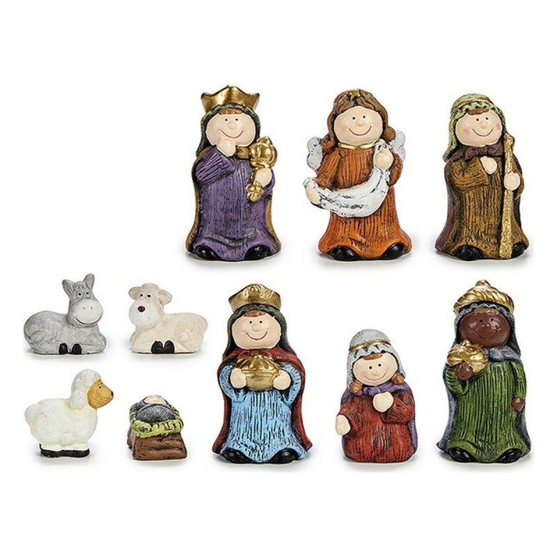 Lot Figurine pour crèche Céramique Multicouleur (10 Pièces) - Acheter à 28,73 € seulement chez Collector's Boutique