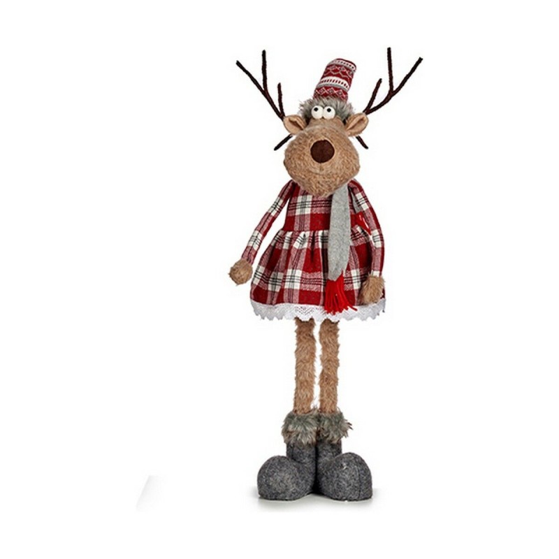 Figurine Décorative Écharpe Cerf Rouge Gris Polyester (17 x 78 x 24 cm) - Acheter à 34,13 € seulement chez Collector's Boutique