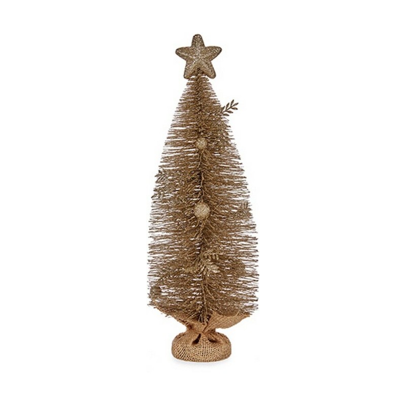 Arbre de Noël avec Étoile champagne (23 x 14,5 x 46 cm) - Acheter à 11,66 € seulement chez Collector's Boutique