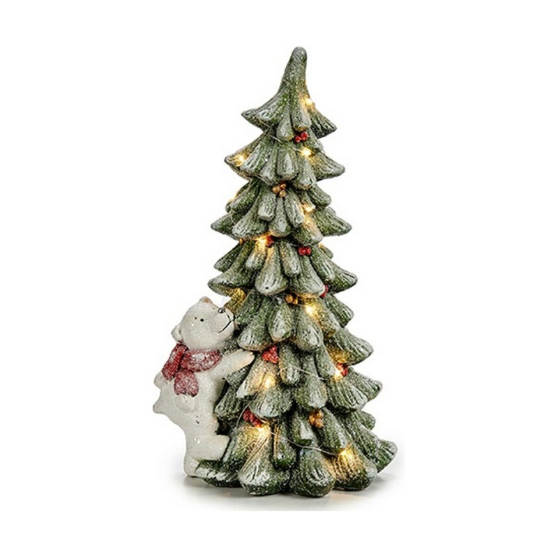 Figurine Décorative Sapin de Noël Ours Lumière LED Polyrésine (22 x 47 x 28 cm) - Acheter à 48,53 € seulement chez Collector's B