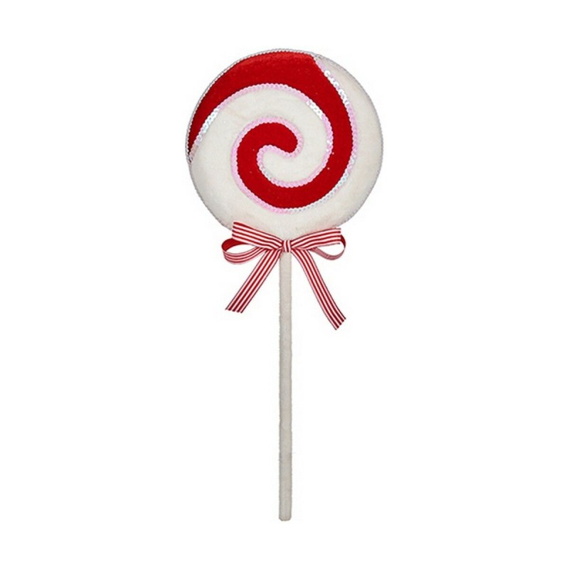 Décorations de Noël Bi Lollipop Rouge Blanc Plastique (18 x 4 x 46 cm) - Acheter à 10,37 € seulement chez Collector's Boutique