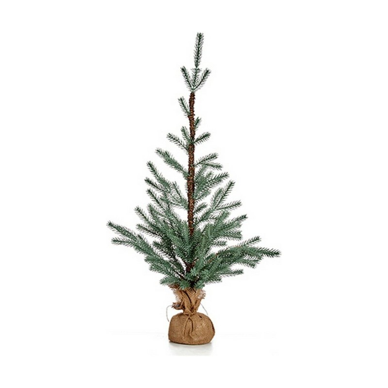 Sapin de Noël Marron Tissu Vert Plastique (25 x 93 x 60 cm) - Acheter à 32,33 € seulement chez Collector's Boutique