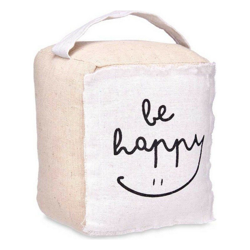 Support de porte Be Happy Beige Seau Tissu (16 x 19 x 14,5 cm) - Acheter à 8,39 € seulement chez Collector's Boutique