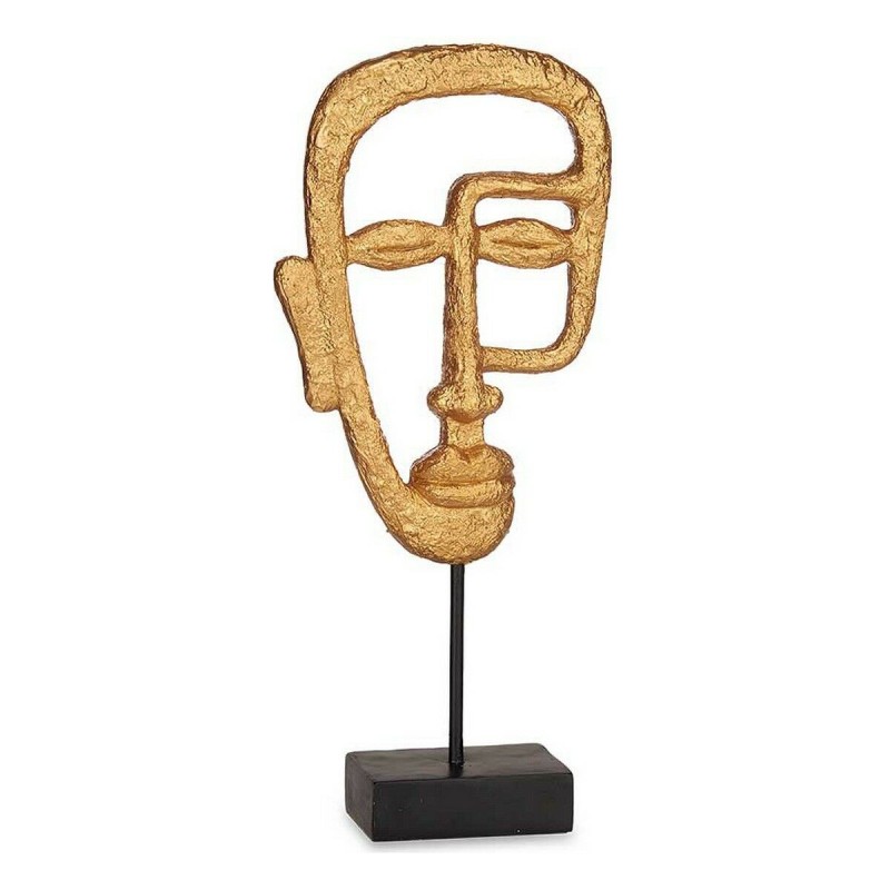 Figurine Décorative Visage Doré Polyrésine (19,5 x 38 x 10,5 cm) - Acheter à 14,33 € seulement chez Collector's Boutique