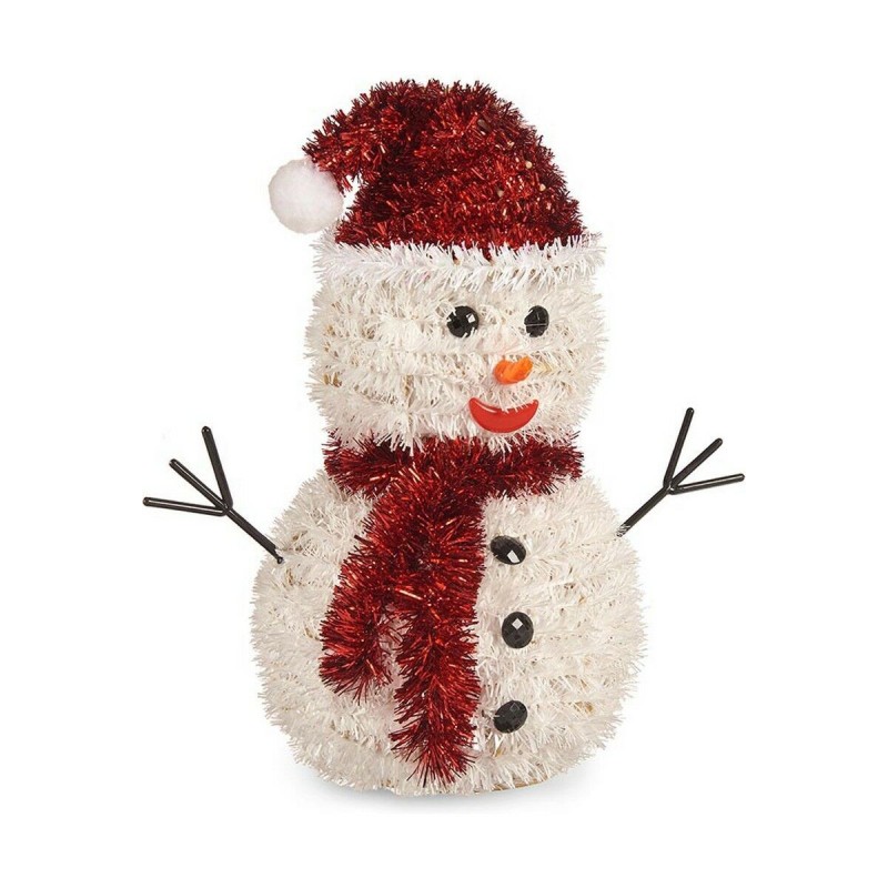 Figurine Décorative Bonhomme de Neige Plastique polypropylène (24 x 26 x 14 cm) - Acheter à 8,29 € seulement chez Collector's Bo