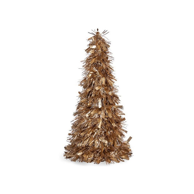 Sapin de Noël Mat guirlande Doré Blanc Plastique polypropylène (18 x 18 x 45,5 cm) - Acheter à 7,73 € seulement chez Collector's