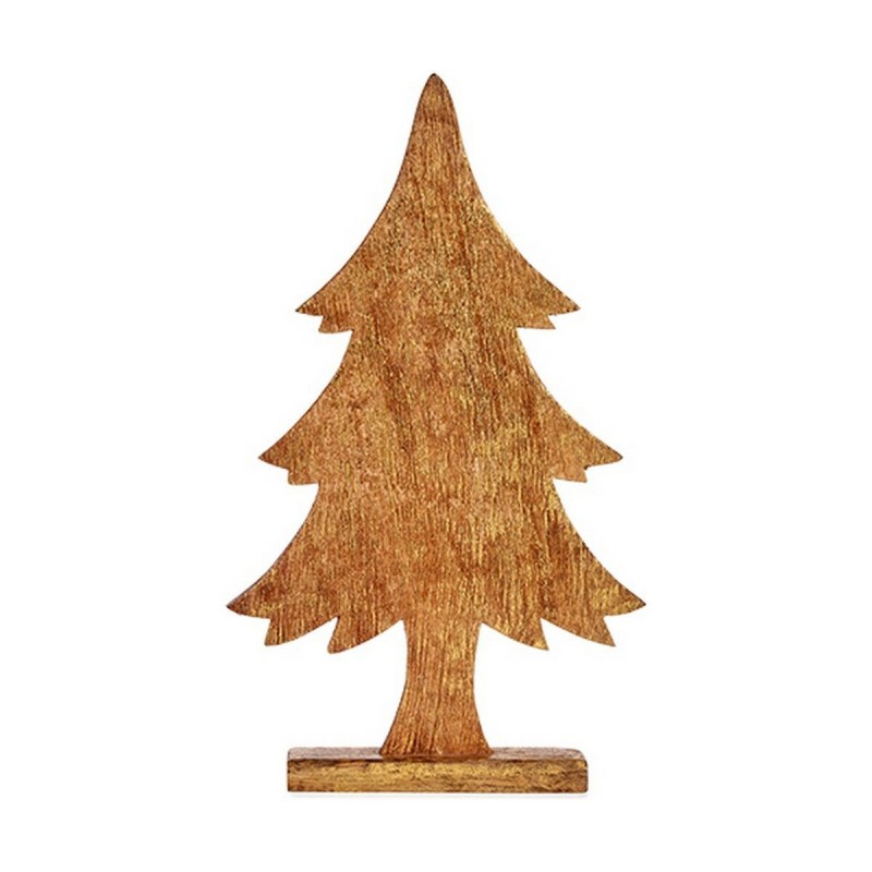 Sapin de Noël Doré Bois (5,1 x 49,5 x 25,5 cm) - Acheter à 21,53 € seulement chez Collector's Boutique