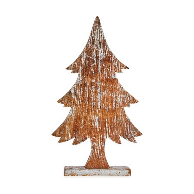 Sapin de Noël Marron Argenté Bois (5 x 49,5 x 26 cm) - Acheter à 21,17 € seulement chez Collector's Boutique