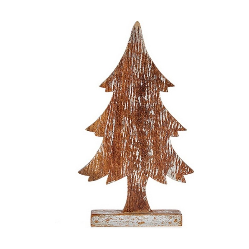 Sapin de Noël Marron Argenté Bois (5 x 39 x 21 cm) - Acheter à 15,77 € seulement chez Collector's Boutique