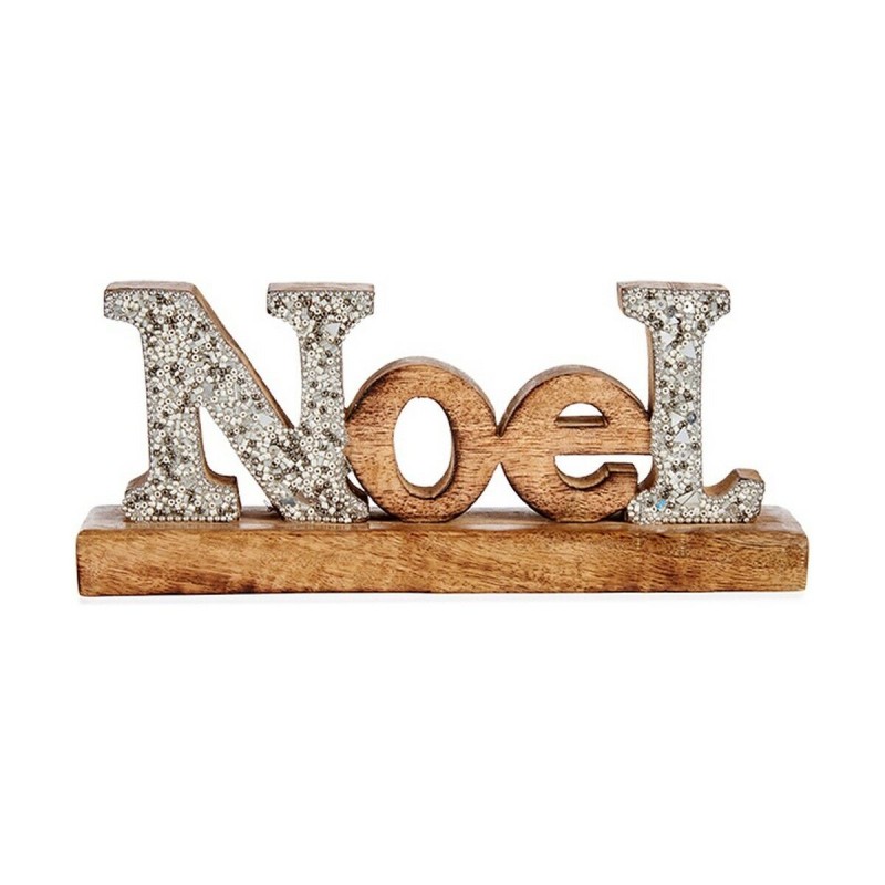 Figurine Décorative Noel Paillettes Bois (6,5 x 10 x 25 cm) - Acheter à 9,01 € seulement chez Collector's Boutique