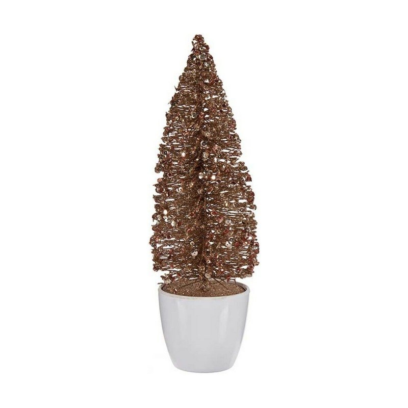 Sapin de Noël Petit Doré Bronze Plastique (9 x 28 x 9 cm) - Acheter à 9,07 € seulement chez Collector's Boutique