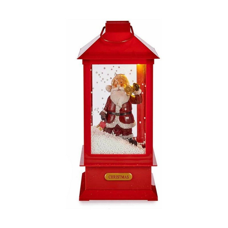 lanterne à neige 16,5 x 33 cm Père Noël Rouge Plastique Polyrésine - Acheter à 34,13 € seulement chez Collector's Boutique