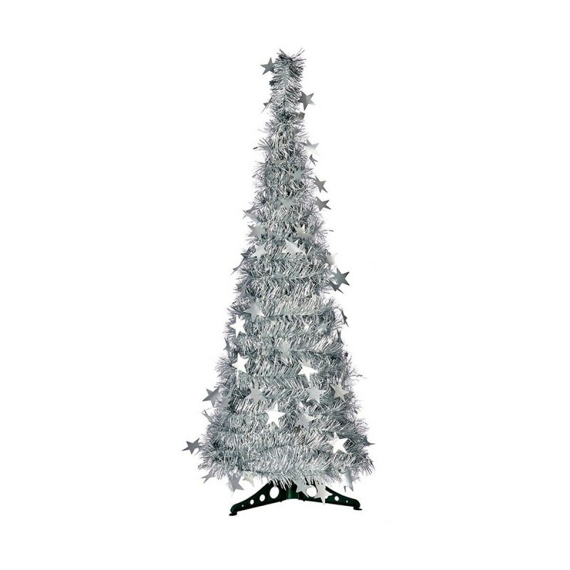 Sapin de Noël Argenté guirlande (37 x 37 x 105 cm) - Acheter à 12,90 € seulement chez Collector's Boutique