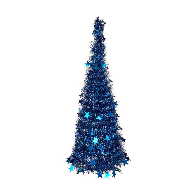 Sapin de Noël Bleu guirlande (37 x 37 x 105 cm) - Acheter à 16,13 € seulement chez Collector's Boutique