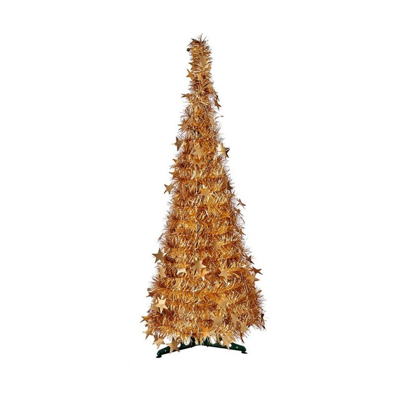 Sapin de Noël Doré guirlande (38 x 38 x 150 cm) - Acheter à 23,33 € seulement chez Collector's Boutique