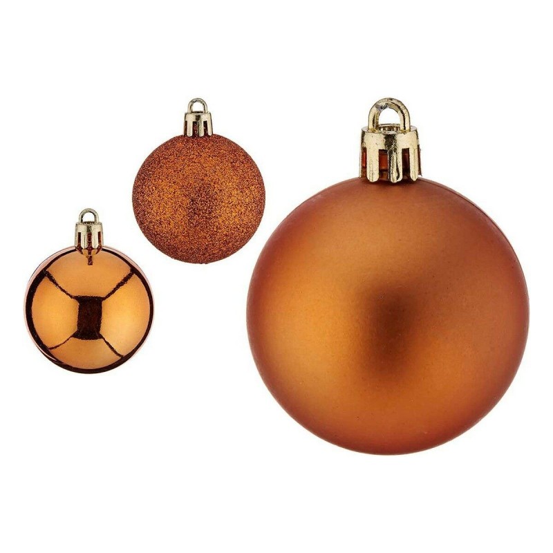 Boules de Noël Ø 5 cm 8 Unités Orange Plastique - Acheter à 2,40 € seulement chez Collector's Boutique