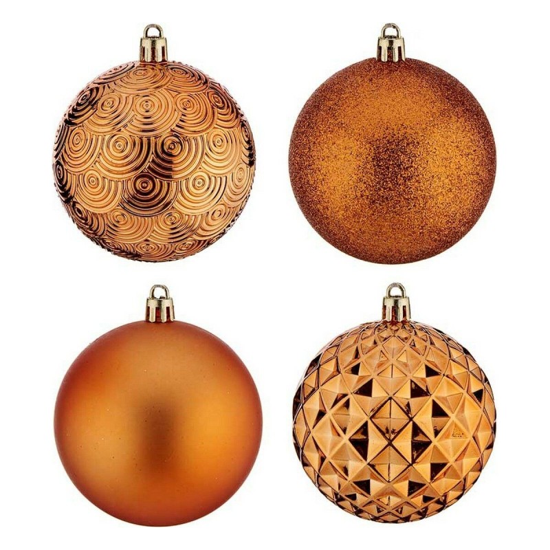 Boules de Noël Ø 8 cm 25 Unités Orange PVC - Acheter à 13,51 € seulement chez Collector's Boutique