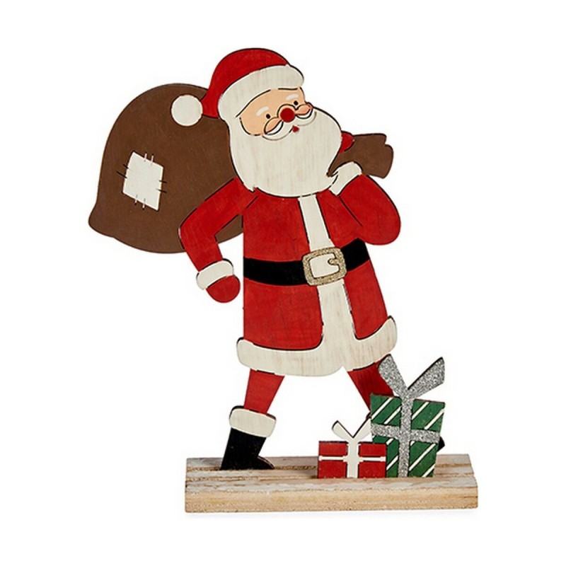 Figurine Décorative Rouge Père Noël Bois (5,5 x 23,5 x 19 cm) - Acheter à 5,48 € seulement chez Collector's Boutique