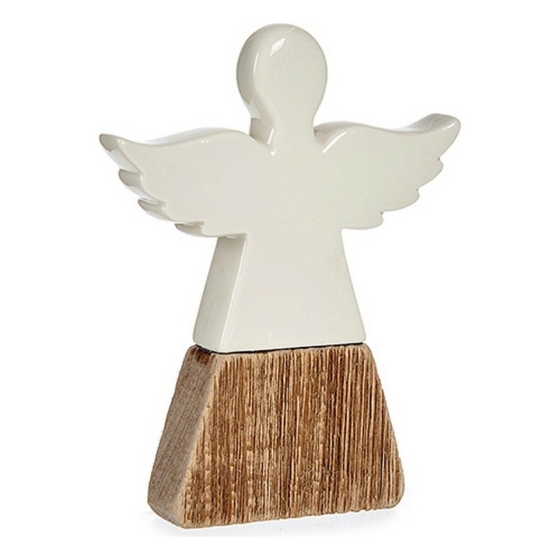 Figurine Décorative Noël Ange Céramique Bois (2,5 x 18 x 15 cm) - Acheter à 5,87 € seulement chez Collector's Boutique