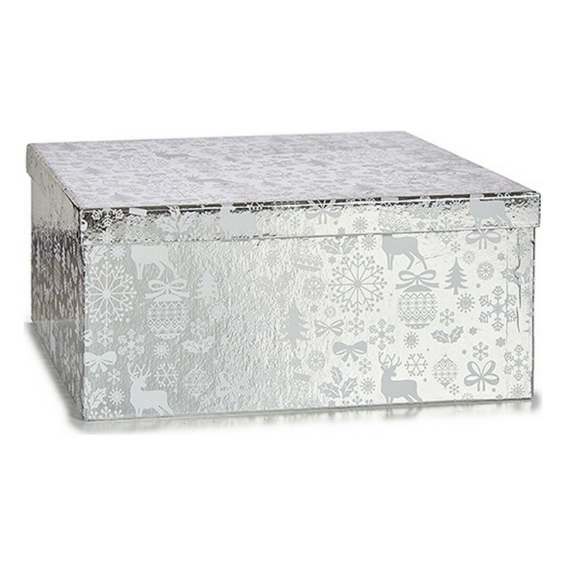 Set de boîtes décoratives Noël Renne 10 Pièces Argenté Carton - Acheter à 39,53 € seulement chez Collector's Boutique