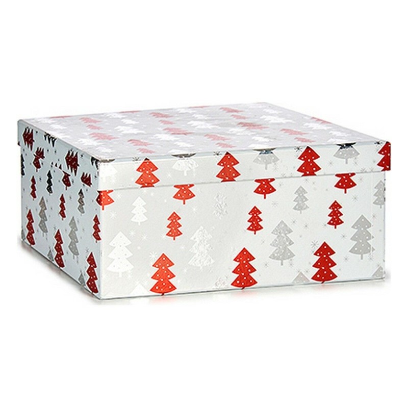 Set de boîtes décoratives Sapin de Noël Noël 10 Pièces Rouge Argenté Blanc Carton - Acheter à 39,53 € seulement chez Collector's