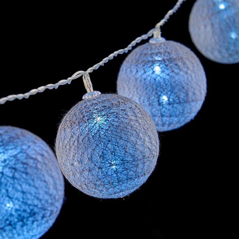 Guirlande de boules LED Ø 4 cm Gris (2 m) - Acheter à 6,32 € seulement chez Collector's Boutique