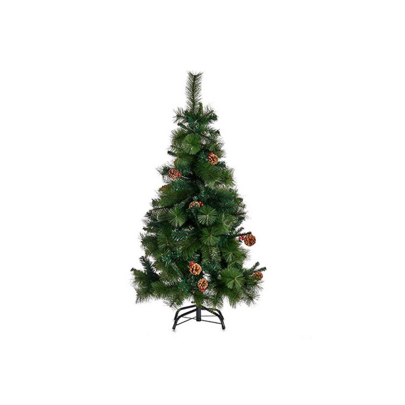 Sapin de Noël Rouge Métal Marron Vert Plastique (Ø 60 x 120 cm) - Acheter à 26,93 € seulement chez Collector's Boutique