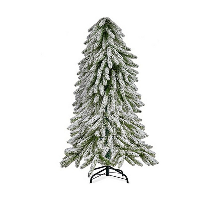 Sapin de Noël Métal Blanc Vert Plastique (Ø 65 x 150 cm) - Acheter à 85,32 € seulement chez Collector's Boutique