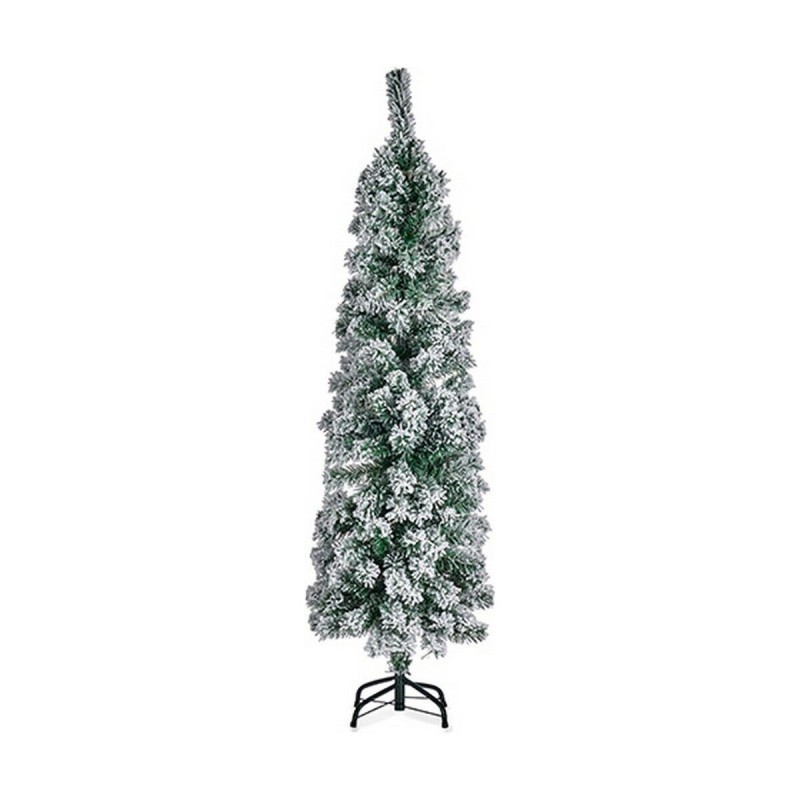 Sapin de Noël Métal Blanc Vert Plastique (Ø 44 x 150 cm) - Acheter à 45,85 € seulement chez Collector's Boutique