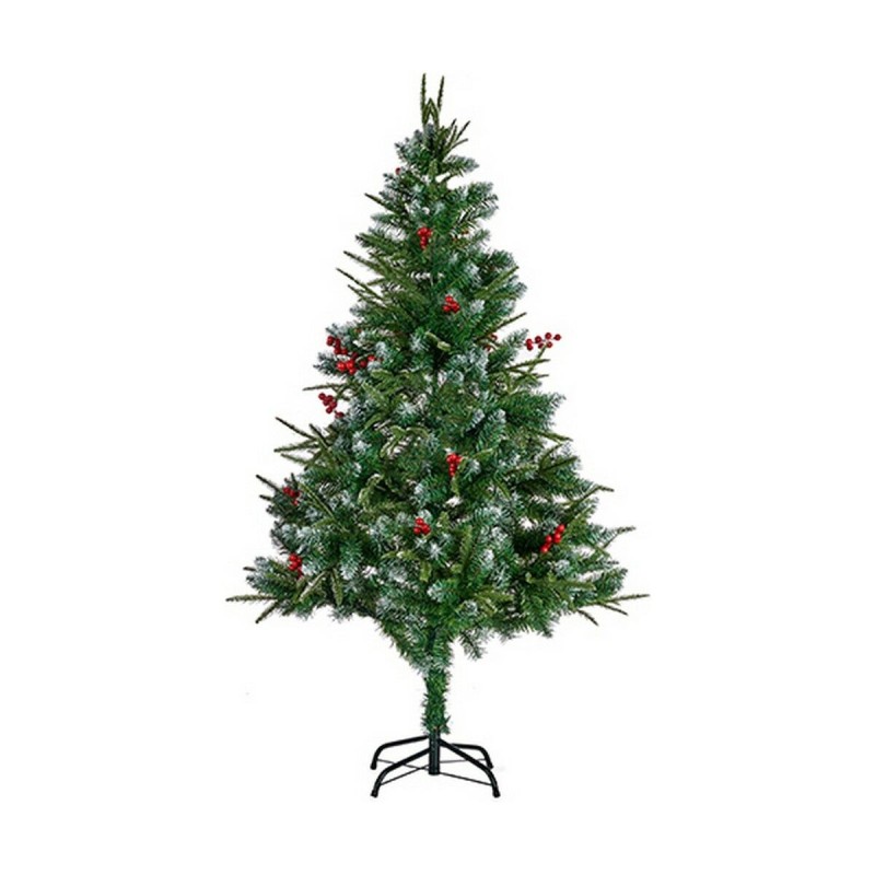 Sapin de Noël Rouge Métal Marron Vert Plastique (93 x 93 x 150 cm) - Acheter à 47,39 € seulement chez Collector's Boutique