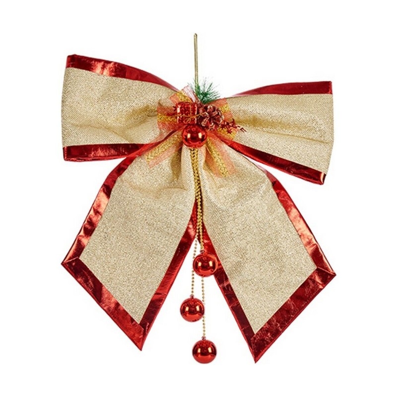 Lien 54 x 60 cm Décorations de Noël Rouge Doré Plastique - Acheter à 20,27 € seulement chez Collector's Boutique