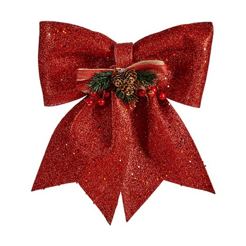 Lien Décorations de Noël 30 x 33 cm Décoré Rouge Plastique - Acheter à 4,36 € seulement chez Collector's Boutique