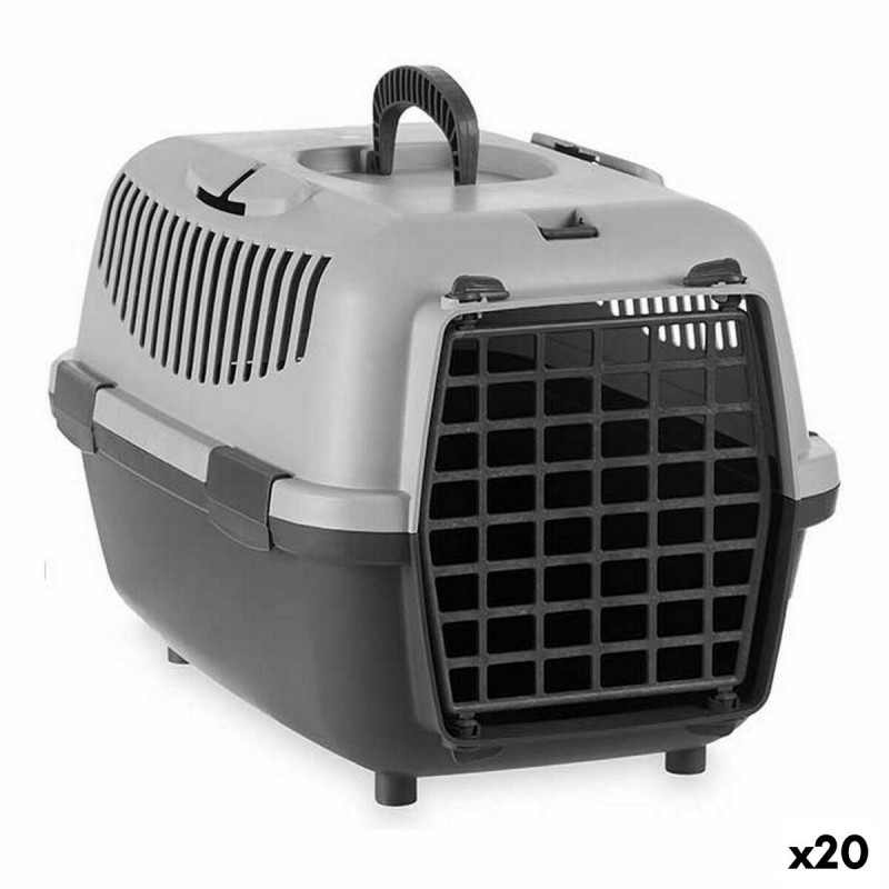 Cage de Transport Anthracite Gris clair polypropylène (31,5 x 31 x 48 cm) (20 Unités) - Acheter à 175,60 € seulement chez Collec