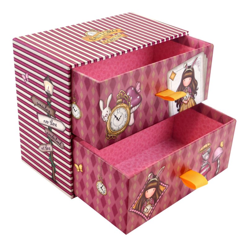 Boîte de rangement Gorjuss Just one second Saumon (18,3 x 15 x 9,5 cm) - Acheter à 12,53 € seulement chez Collector's Boutique