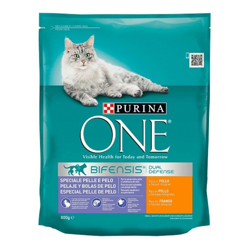 Aliments pour chat Purina Coat & Hairball One (800 g) - Acheter à 5,06 € seulement chez Collector's Boutique