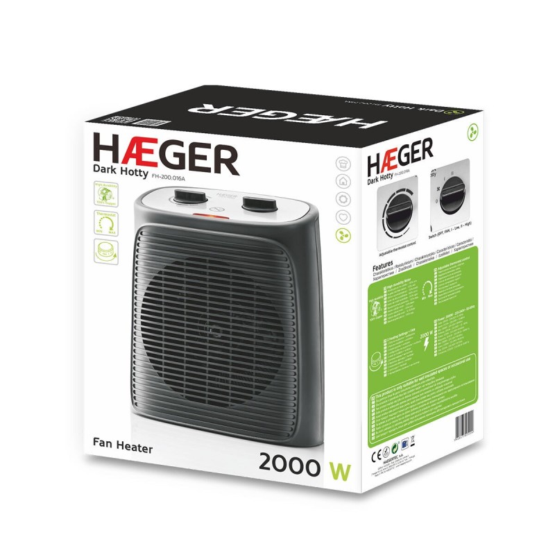 Thermo Ventilateur Portable Haeger Hotty 2000 W - Acheter à 25,74 € seulement chez Collector's Boutique