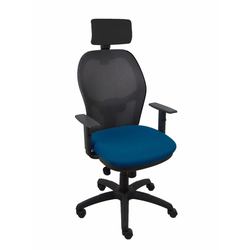 Chaise de Bureau avec Appui-tête P&C 10CRNCR Noir Bleu foncé - Acheter à 230,18 € seulement chez Collector's Boutique