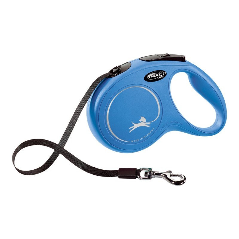 Laisse pour Chien Flexi NEW CLASSIC 5m Bleu Taille S - Acheter à 15,20 € seulement chez Collector's Boutique