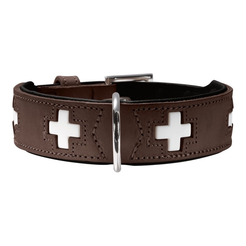 Collier pour Chien Hunter Swiss Negro, marrón (35-39.5 cm) - Acheter à 35,76 € seulement chez Collector's Boutique