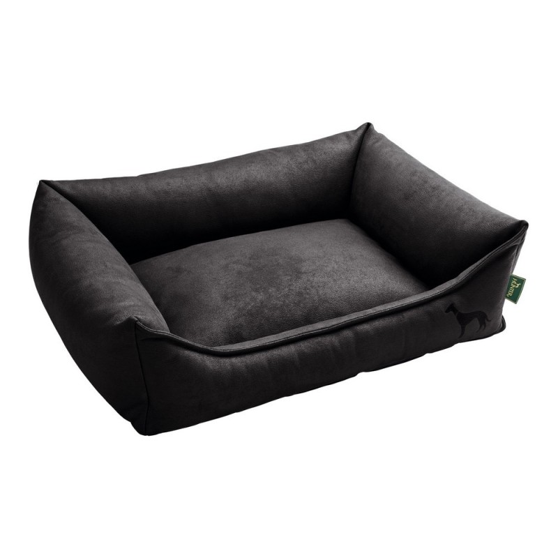 Canapé pour chien Hunter Bologna Cuir synthétoqie Noir (90 x 70 cm) - Acheter à 107,10 € seulement chez Collector's Boutique